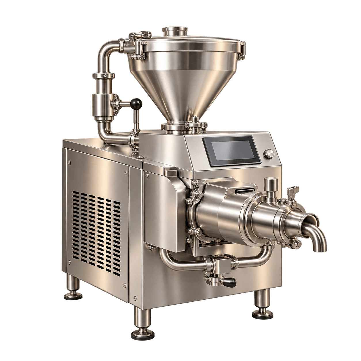 Industrial continuous ice-cream freezer